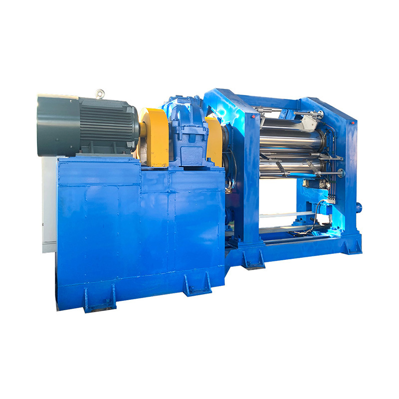 Máquina de borracha do calendário de 3 rolos