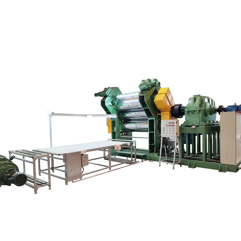 Máquina de borracha do calendário de 3 rolos