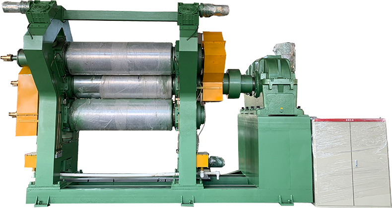 Máquina de calendário de borracha